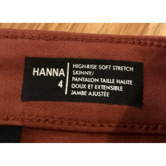Buffalo David Bitton Pants Jeans Rust Womens 4/29 Hanna High Rise Stretch Skinny - Picture 7 of 13